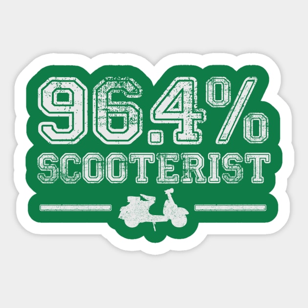 96.4% Scooterist Sticker by BOEC Gear